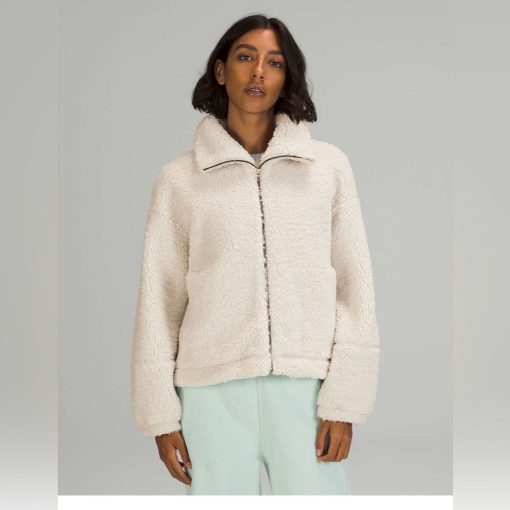 Lululemon Cinchable Fleece Zip-Up Jacket